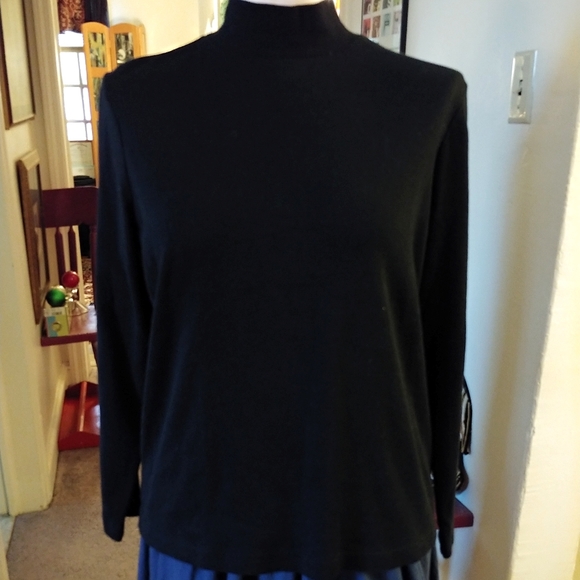Black Top Kim Rogers Long Sleeve Cotton Shirt - Picture 1 of 8